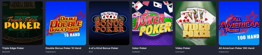 Video-Poker in Online-Casinos