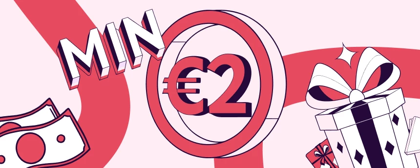 Casino-Bonus bei einer Einzahlung von 2 Euro