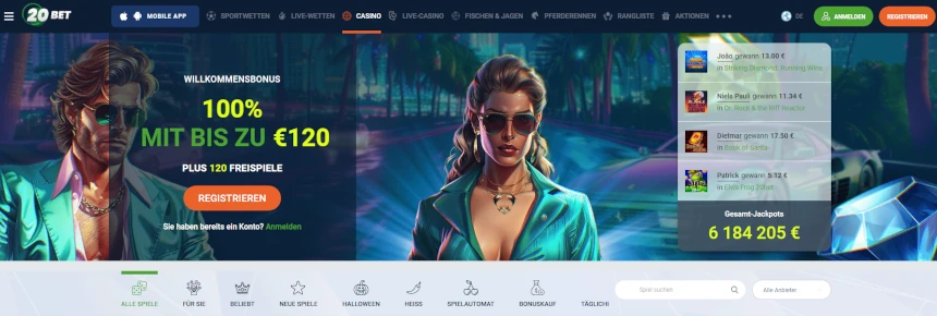 20Bet Online Casino